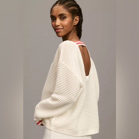Daily Practice Sweaters - Daily Practice by Anthropologie Long-Sleeve Racing Stripes Top 2X
